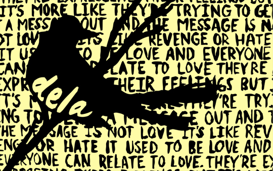 Dela Clothing - Blackbird Wallpaper