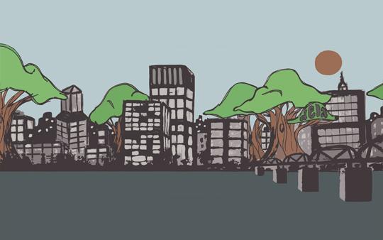 Dela Clothing - Tree Wallpaper