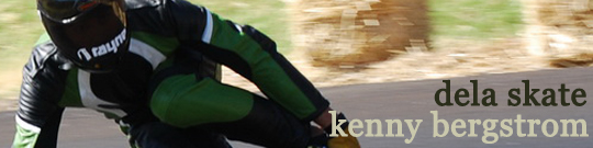 Dela Clothing - Downhill Speedboarding Kenny Bergstrom